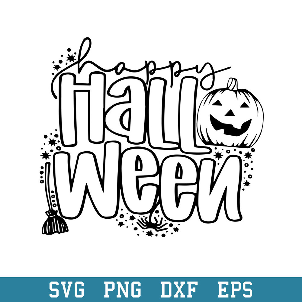 Happy Halloween Svg, Halloween Svg, Png Dxf Eps Digital File.jpeg