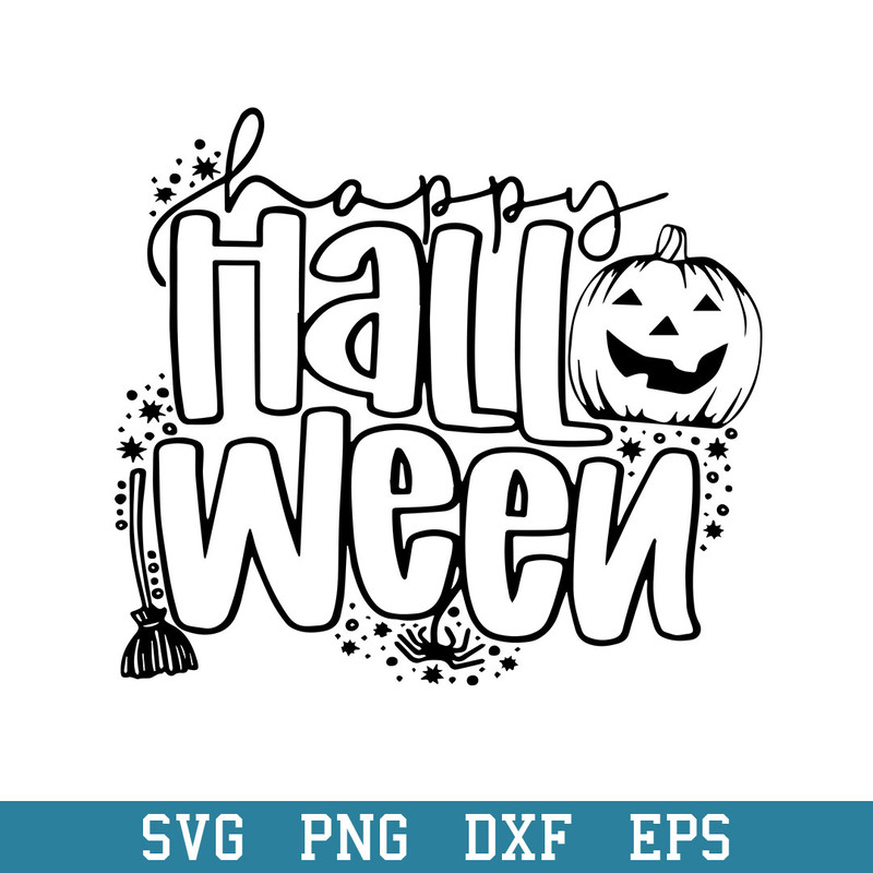 Happy Halloween Svg, Halloween Svg, Png Dxf Eps Digital File.jpeg