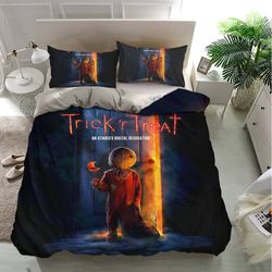 halloween horror bedding sets, halloween bedding, horror movie bedding, bedroom decor, bedding luxury, bedding trendding