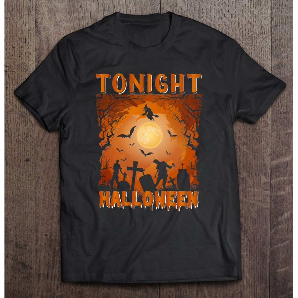 Tonight Halloween Spooky Halloween Ghost Bat Funny Essential.jpg
