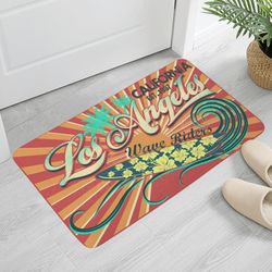 Plush Doormat Size 23.6" /15.7"in Picnic Carpet