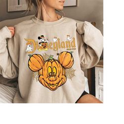 retro disneyland halloween sweatshirt, disneyworld halloween shirt, halloween matching shirt, spooky season shirt, disne
