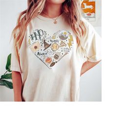 hp witch heart comfort shirt, wizard shirt, witch heart, magic wand shirt, potter shirt, hp shirt, universal studio tee,