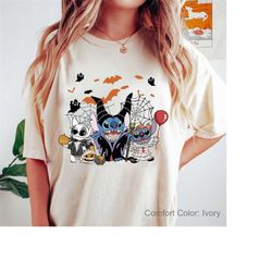 vintage disney stitch halloween comfort shirt, scream horror movie shirt, scream ghostface shirts, horror movie tee,dis