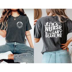 spooky nurse shirt, halloween nurse shirt, halloween nursing shirt, nurse fall shirt, nurse halloween, nursing tee, hal