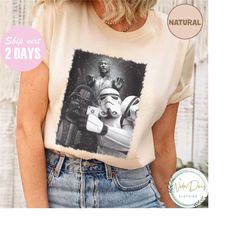 disney star wars storm trooper darth vader selfie shirt, han solo frozen in carbonite shirt, darth vader selfie shirt, s