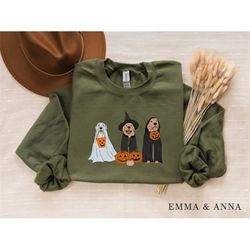 halloween sweatshirt, ghost dogs sweatshirt, halloween dog, halloween crewneck, fall shirts, pumpkin sweater, spooky sea