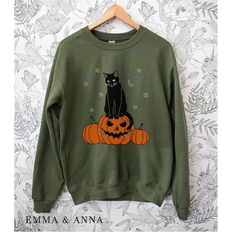 MR-119202395331-halloween-sweatshirt-halloween-sweater-cat-on-pumpkin-military-green.jpg