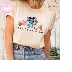 best day ever stitch snacks shirt, stitch and ice cream shirt, disneyland tee, disney trip shirt, disney family shirt, k