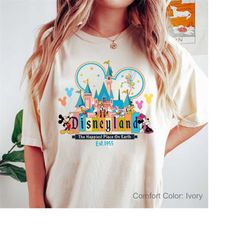 disneyland est 1955 california comfort shirt, vintage disneyland shirt, happiest place on earth tee, retro disney shirt,