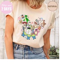 retro disney toy story shirt, toy story land shirt, jessie and bullseye shirt, buzz lightyear shirt, woody shirt, disney