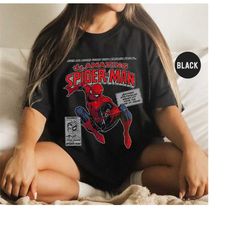 retro 90s marvel spider-man shirt, vintage comics book cover shirt, mcu fans gift, family birthday gift, marvel fan tee,