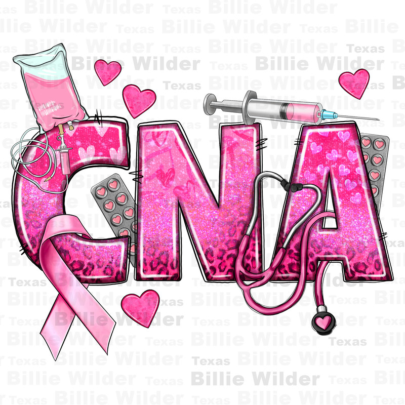 Breast Cancer CNA Certified Nursing Assistant png, Cancer Awareness png, find a cure png, fight Cancer png, sublimate designs download - 1.jpg
