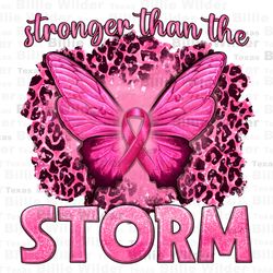 stronger than the storm breast cancer png, cancer awa