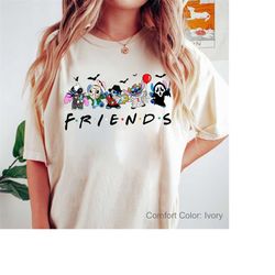 vintage scream friends halloween comfort shirt, scream horror movie shirt, scream ghostface shirts, horror movie tee,dis