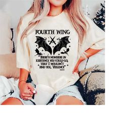 fourth wing basgiath war college comfort colors shirt, dragon rider violet sorrengail xaden riorson fantasy bookish, the