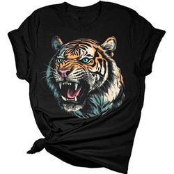 women's vintage tiger head t-shirt