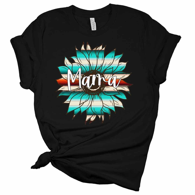 Sunflower Mama Serape Women's Graphic Tee.jpg