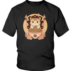 ramen cat kawaii anime japanese neko youth graphic tee