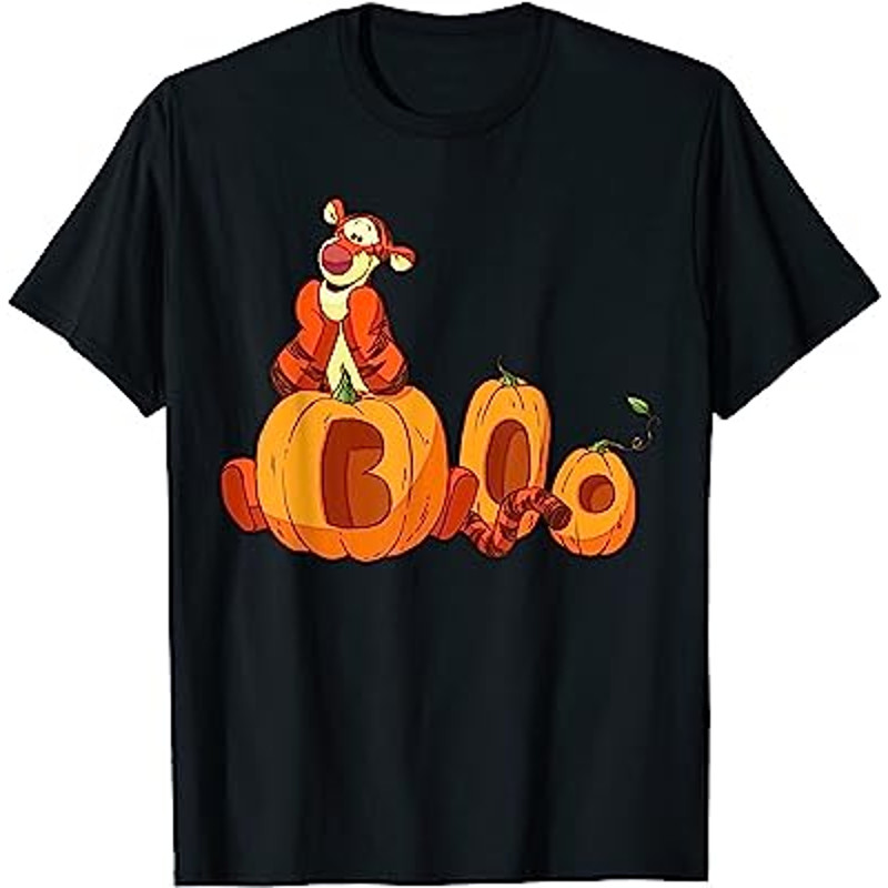 Halloween Tigger Boo Pumpkins T-Shirt.jpg