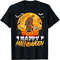 Bigfoot Pumpkin Halloween Sunset T-Shirt.jpg