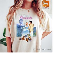comfort colors cinderella shirt, walt disney princess shirt, disney comfort colors shirt, disney cinderella princess shi