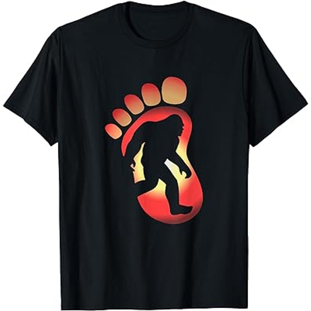 Halloween Bigfoot Pumpkin Silhouette Gift T-Shirt.jpg
