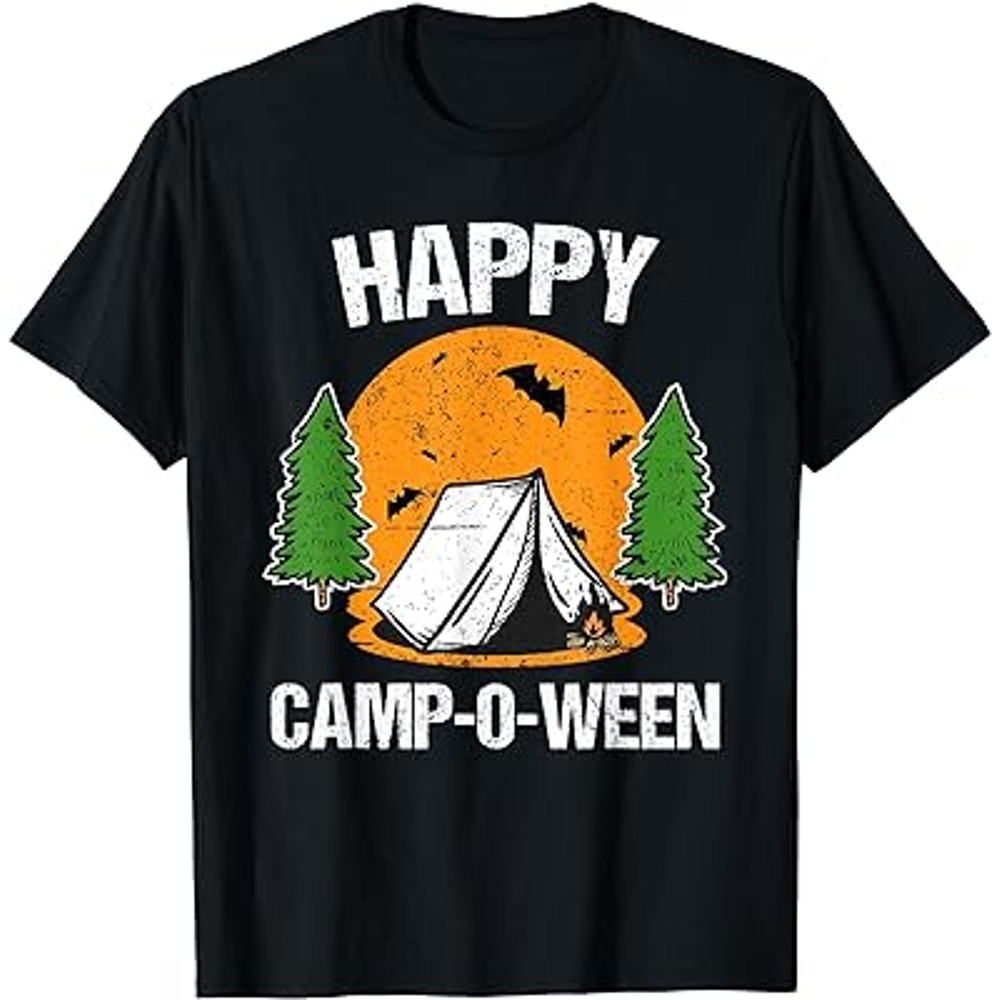 Happy Camp O Ween Funny Camping Halloween T-Shirt.jpg