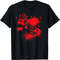 Blood Hands Blood Splatter Happy Halloween T-Shirt.jpg