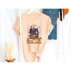 the haunted mansion shirt, haunted mansion tee, disney halloween shirt,magic kingdom shirt,disneyland shirt alloween gif