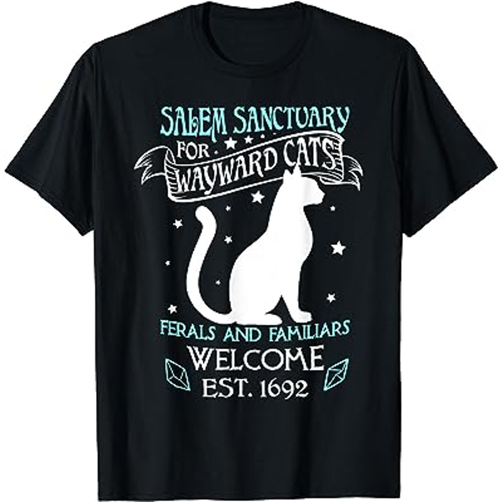 Witch Salem Sanctuary For Wayward Black Cats 1692 T-Shirt.jpg