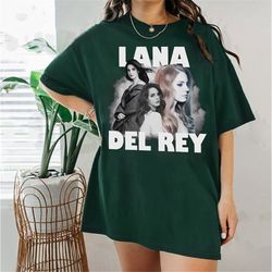 lana del rey vintage forest green shirt, lana del rey graphic unisex shirt, lana del rey album tee, lana del rey concert