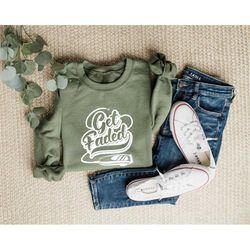 get faded sweatshirt,barber t-shirt,barber shop gifts,barber birthday present,hair stylist shirt, get faded, salon tee,