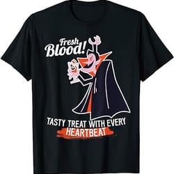 fresh bloods tasty treat for every heartbeat halloween t-shirt