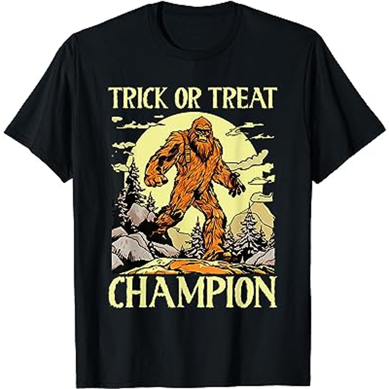 Bigfoot Halloween Costume Sasquatch Yeti Trick Or Treat T-Shirt.jpg