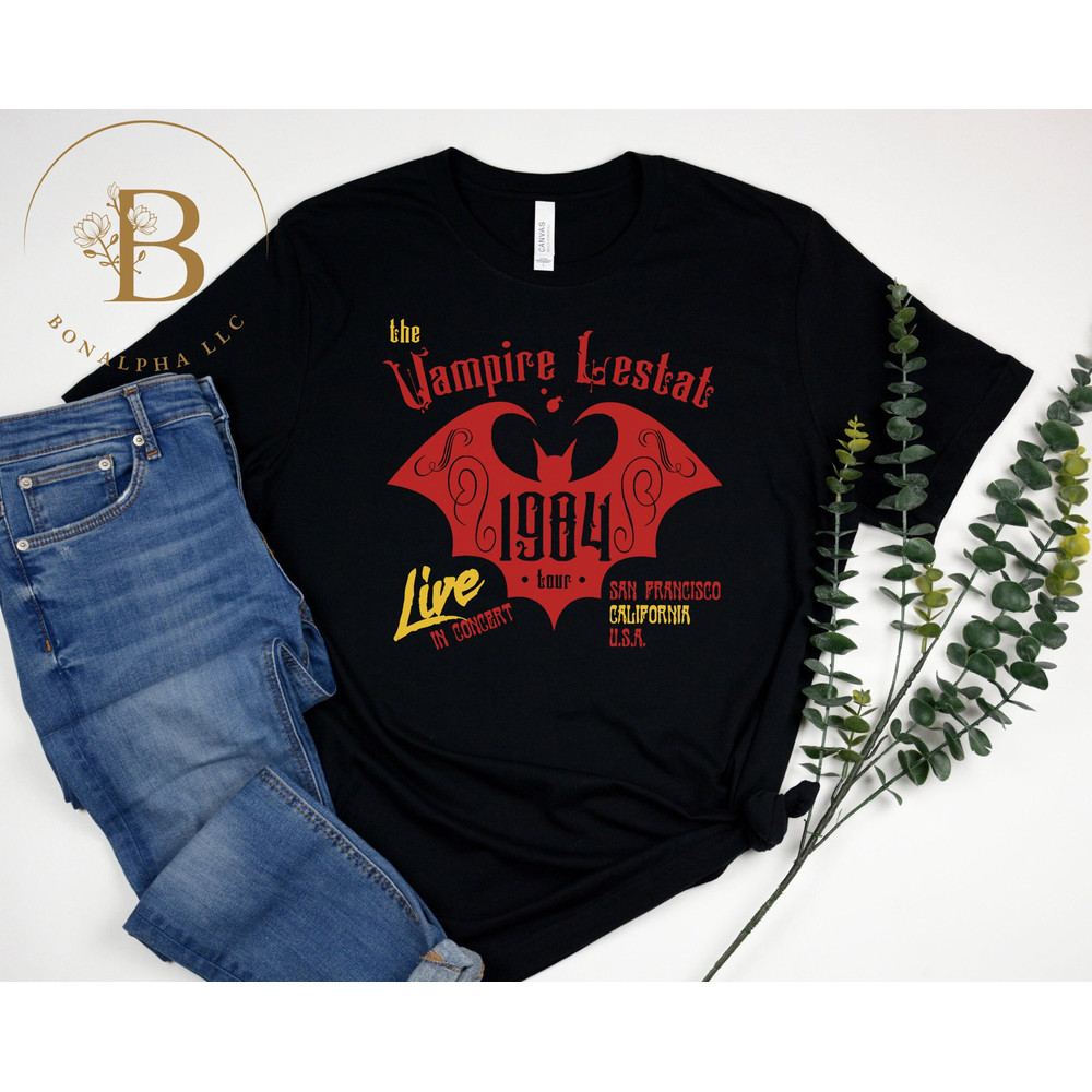 The Vampire Lestat T-Shirt, The Vampire Shirt, Horror Movie Shirt, Halloween Gift-1.jpg