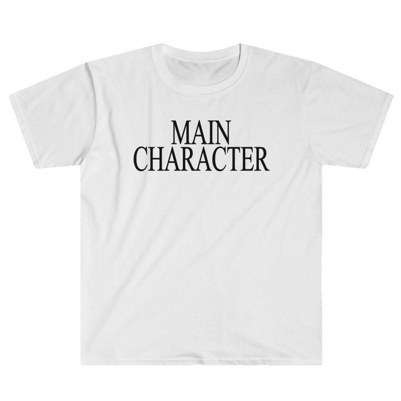 Main Character Energy - Goth Emo Sadness Sad Girls Club Unisex T-Shirt.jpg