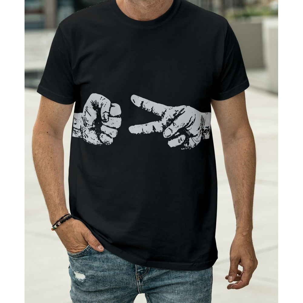 Rock-Paper-Scissors T-shirt-Vintage-Retro, unique design, various motifs, hand-picked collection.jpg