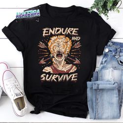 endure and survive black clover horror vintage t-shirt, horror movies halloween shirt, scary halloween shirt