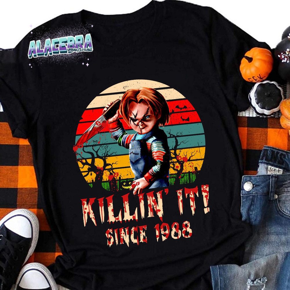 Retro Vintage Killing It Since 1988 Vintage T-Shirt, Halloween Shirt, Spooky Season Shirt, Scary Halloween Shirt.jpg