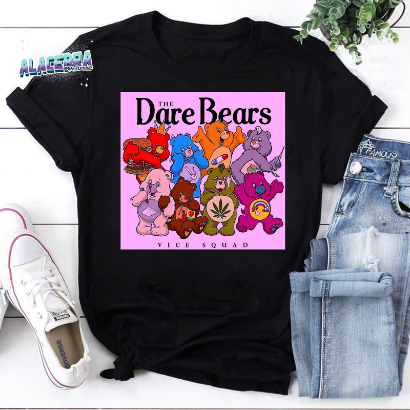 Dare Bears Vintage T-Shirt, The Dare Bears Shirt, Vice Squad Bears Shirt, For Bears Lover Shirt, Funny Bears Shirt.jpg