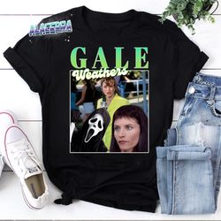 gale weathers scream tribute vintage t-shirt, gale weathers shirt, scream movies shirt, scream horror movies shirt