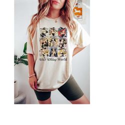 vintage disney princess halloween comfort colors shirt, retro walt disney world halloween shirt, princess halloween shir