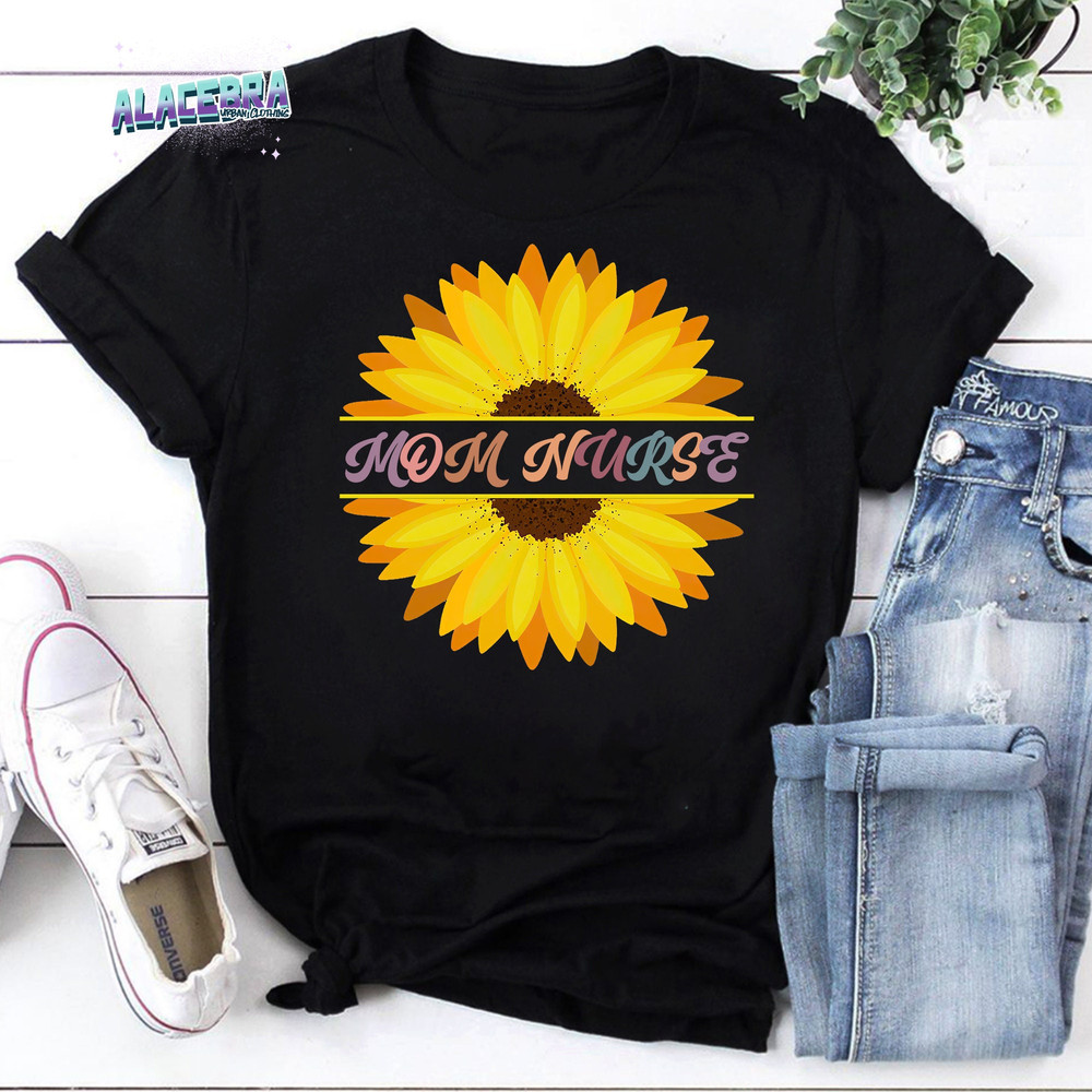 Nurse Mom Vintage T-Shirt, Mother's Day Shirt, Gift For Mother's Day, For The Best Mom Ever, Best Nurse Mom Ever Shirt.jpg