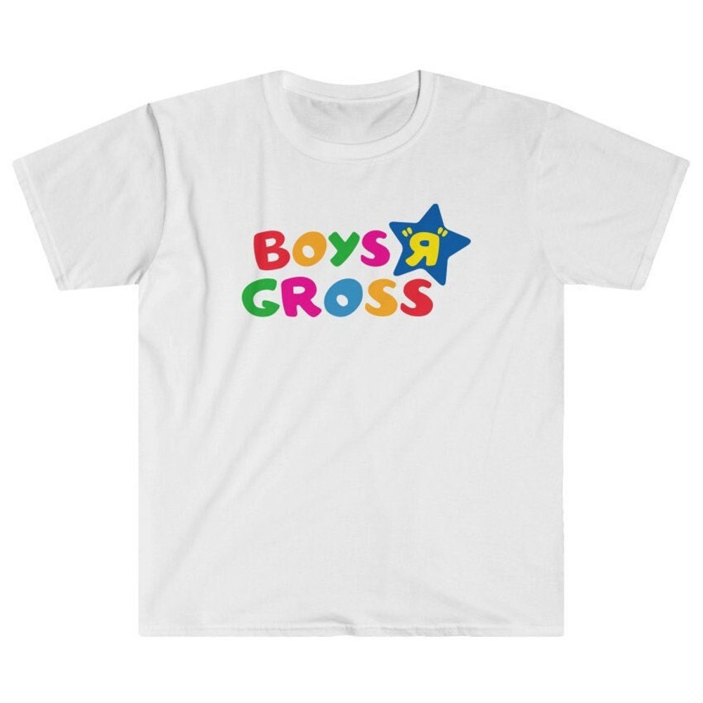 Boys R Gross - Y2K 2000s Boys Suck Men Are Trash Forever Alone Single Af Single Forever Gift for BFF Bestie Best friend Unisex T-Shirt.jpg