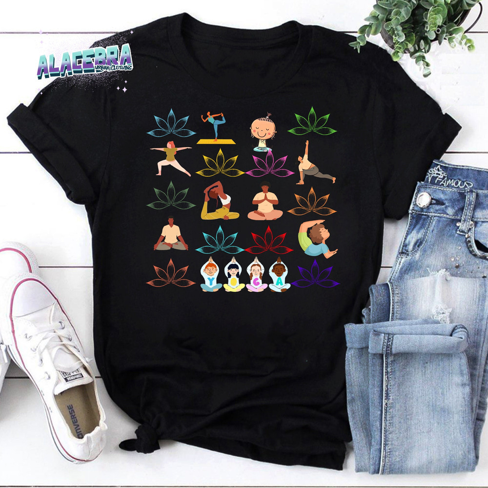 Namaste Yoga Just Do It Unisex Vintage T-Shirt, Fitness Shirt, Yoga Fitness Shirt, Body Building Shirt, Yoga Pose Shirt.jpg