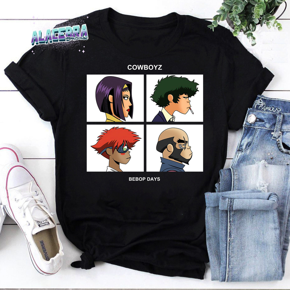 Cowboyz Bebop Days Inspired By Gorillaz Band Vintage T-Shirt, Gorillaz Band Shirt, For Gorillaz Band Shirt, Love Gorillaz Band.jpg