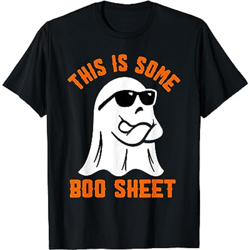 This Is Some Boo Sheet Cool Ghost Funny Halloween Costume T-Shirt.jpg