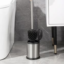 Toilet Brush Holder Set With Lid