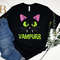 Vampurr Shirt, Vampire Cat Shirt, Halloween Gifts, Monster Cat Shirt, Halloween Vampire Shirt, Black Cat Shirt, Halloween Funny Tee.jpg